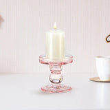 RoséAura Glazen Kaarsenhouder