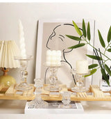 AuroraHeritage Retro Glazen Kaarshouder