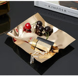 NordiLux Irreguliere RVS Sieraden- & Fruittray – Scandinavische Design Opberg- en Decoratieschaal