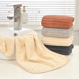 Ultrazachte koraalfleece absorberende handdoekenset