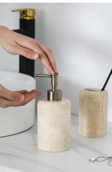 Nordic CaveStone Luxe Badkamer Accessoireset