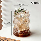 NordicRipple Aesthetic Iced Coffee Glas