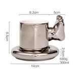 NordéaLux Scandinavische Keramische Koffiemok