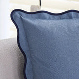 NordicBlauw Geplooide Kussenhoes 45x45