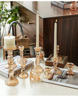 AuroraLuxe Europese Glazen Kandelaar