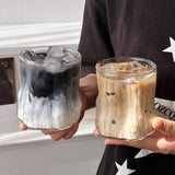 NordicRipple Aesthetic Iced Coffee Glas