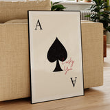 RoyalFlush Poker Canvas – Luxe Poker Wanddecoratie voor Modern Wooninterieur