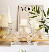 AuroraHeritage Retro Glazen Kaarshouder