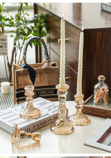 AuroraLuxe Europese Glazen Kandelaar