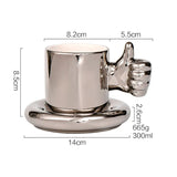 NordéaLux Scandinavische Keramische Koffiemok