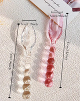 LumiFeast Lichtgewicht Transparant Glazen Dinnerware Set – Luxe Bestek