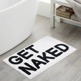 BathJoy “Get Naked” Badmat – Zacht, Pluizig & Absorberend Microfiber Vloerkleed voor Badkamer