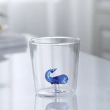 FloraPaw 3D Artistiek Glazen Drinkglas