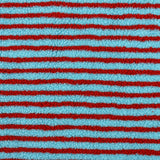 Fijn Gestreepte Jacquard Lamsvacht Stof – Sneldrogende & Ademende DIY Kinderkleding- en Accessoire Stof