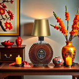 VinoLux Draadloze Wijnfles LED Tafellamp – Type-C Oplaadbaar