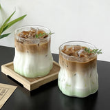 NordicRipple Aesthetic Iced Coffee Glas