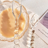 LumiFeast Lichtgewicht Transparant Glazen Dinnerware Set – Luxe Bestek