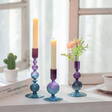 LumiÉclat 3-Delige Glazen Tafeldecor Set