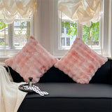 FluffyHugs Retro Pluche Kussensloop