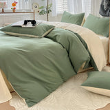 WaffleComfort 4-delige Wafeltextuur Beddengoedset – Zacht, Modern