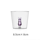 FloraPaw 3D Artistiek Glazen Drinkglas