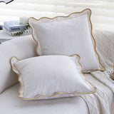 NordicBlauw Geplooide Kussenhoes 45x45