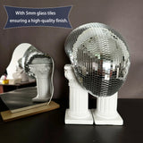 MeltedMirror Disco Bal Ornament – Handgemaakt Funky Spiegeldecor voor Tafel en Plank