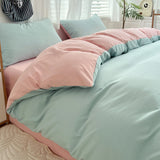 WaffleComfort 4-delige Wafeltextuur Beddengoedset – Zacht, Modern