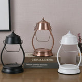 AromaGlow Retro Marmeren Aromatherapie Waxlamp – Creatieve Dimbare Geurkaars