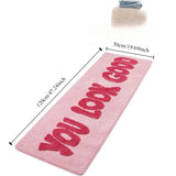 Luxe Roze Comfort Lang Vloerkleed – Waterdicht & Kleurvast Tapijt