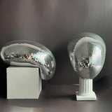 MeltedMirror Disco Bal Ornament – Handgemaakt Funky Spiegeldecor voor Tafel en Plank