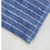 Luxe Geweven Katoenen Handdoek – Gestreepte geometrische ruit absorberende gezichts- en haarhanddoek