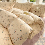 Kawaii Cute Bow Bedtextielset voor Meisjes en Vrouwen – Zacht Duvet Cover Set met Kussenslopen en Bedlaken, Single/Twin