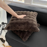 FluffyHugs Retro Pluche Kussensloop