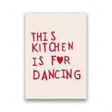 RedHeart Minimalistische Keuken Canvas – Moderne Cocktail & Quote Wanddecoratie