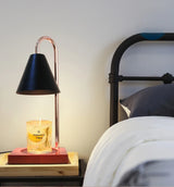 AromaGlow Retro Marmeren Aromatherapie Waxlamp – Creatieve Dimbare Geurkaars