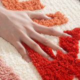 FunBath “Get Naked” Zwart-Wit Badkamer Runner – Lange Microfiber Vloermat