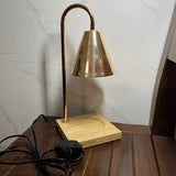 AromaGlow Retro Marmeren Aromatherapie Waxlamp – Creatieve Dimbare Geurkaars