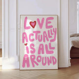 QuoteCraft Esthetische Typografie Canvas – Trendy Handgeschreven Quote Wanddecoratie voor Modern Interieur