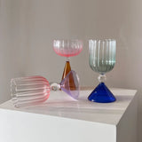 AuroraSip Luxe Cocktailglas met Kleurverloop