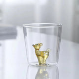 FloraPaw 3D Artistiek Glazen Drinkglas