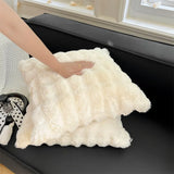 FluffyHugs Retro Pluche Kussensloop