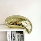 MeltedMirror Disco Bal Ornament – Handgemaakt Funky Spiegeldecor voor Tafel en Plank