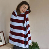 Luxe gestreepte gekamde katoenen handdoek