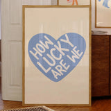 QuoteCraft Esthetische Typografie Canvas – Trendy Handgeschreven Quote Wanddecoratie voor Modern Interieur