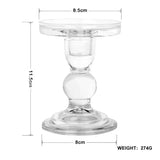 AuroraHeritage Retro Glazen Kaarshouder