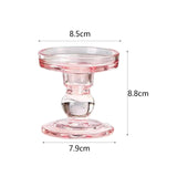 RoséAura Glazen Kaarsenhouder