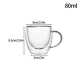 NordicRipple Aesthetic Iced Coffee Glas