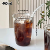 NordicRipple Aesthetic Iced Coffee Glas