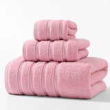 Luxe diepgroene katoenen handdoekenset